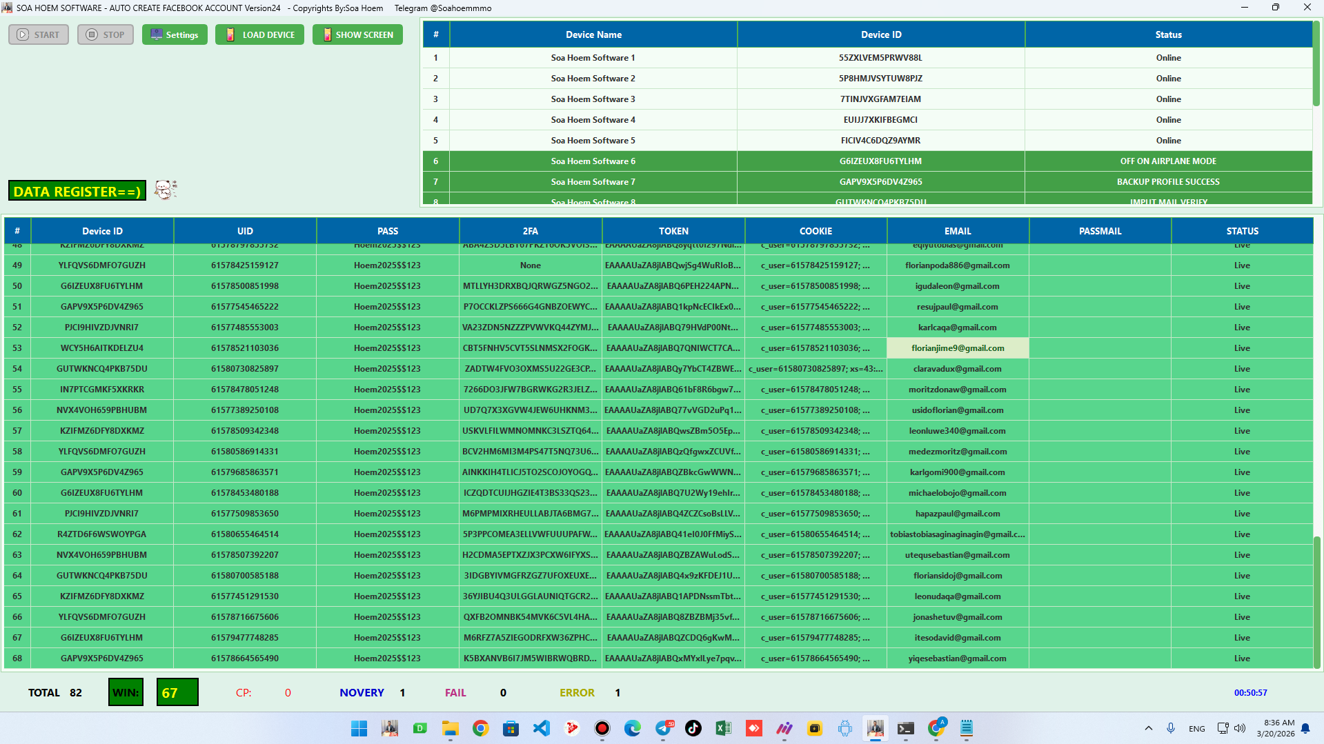 Tool Create Facebook Account Auto V35.0.1